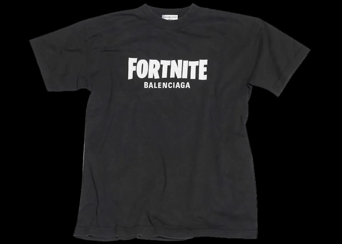 Fortnite x Balenciaga Black Tee