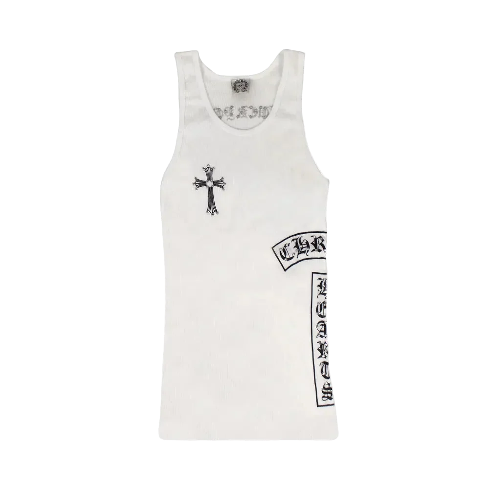 Chrome Hearts White Tank Top