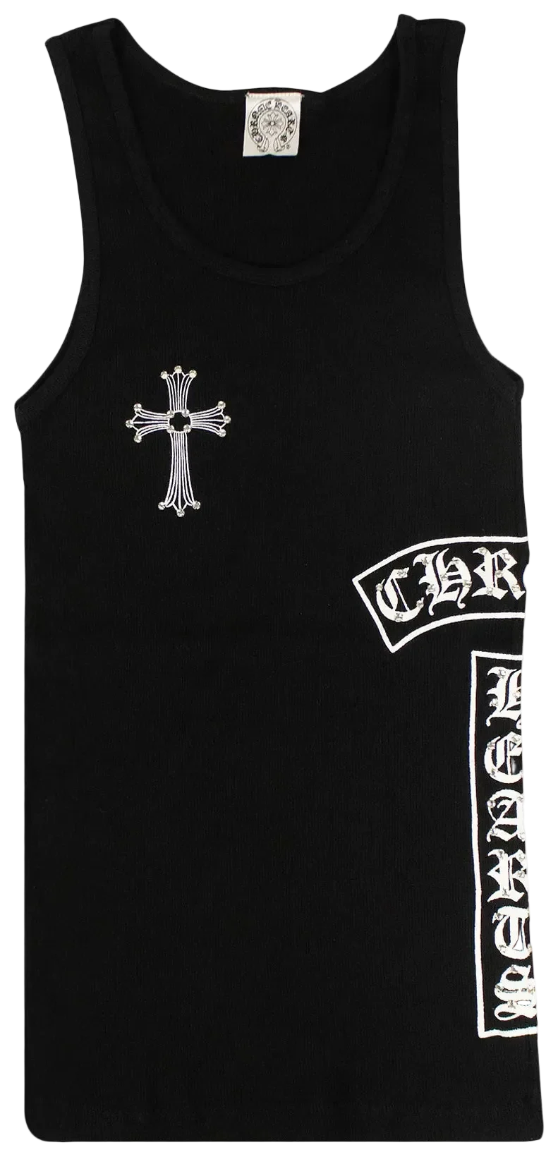 Chrome Hearts Black Tank Top
