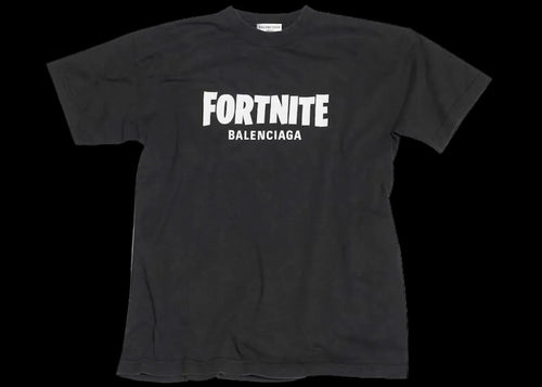 Fortnite x Balenciaga Black Tee