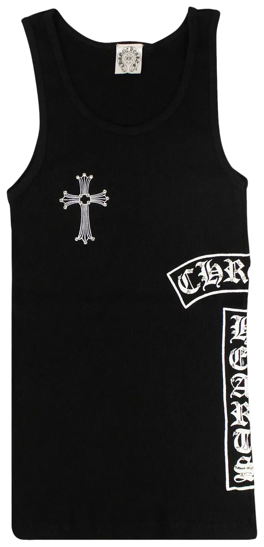 Chrome Hearts Black Tank Top