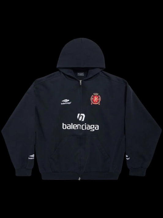 Balenciaga Soccer Zip Black